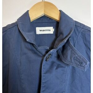 Taylor Stitch Ojai Jacket Navy Chore Coat Mens Size 36 S Cotton Workwear Casual